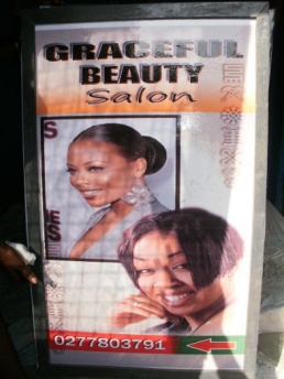 Gifty`s sign board Gifty`s sign board